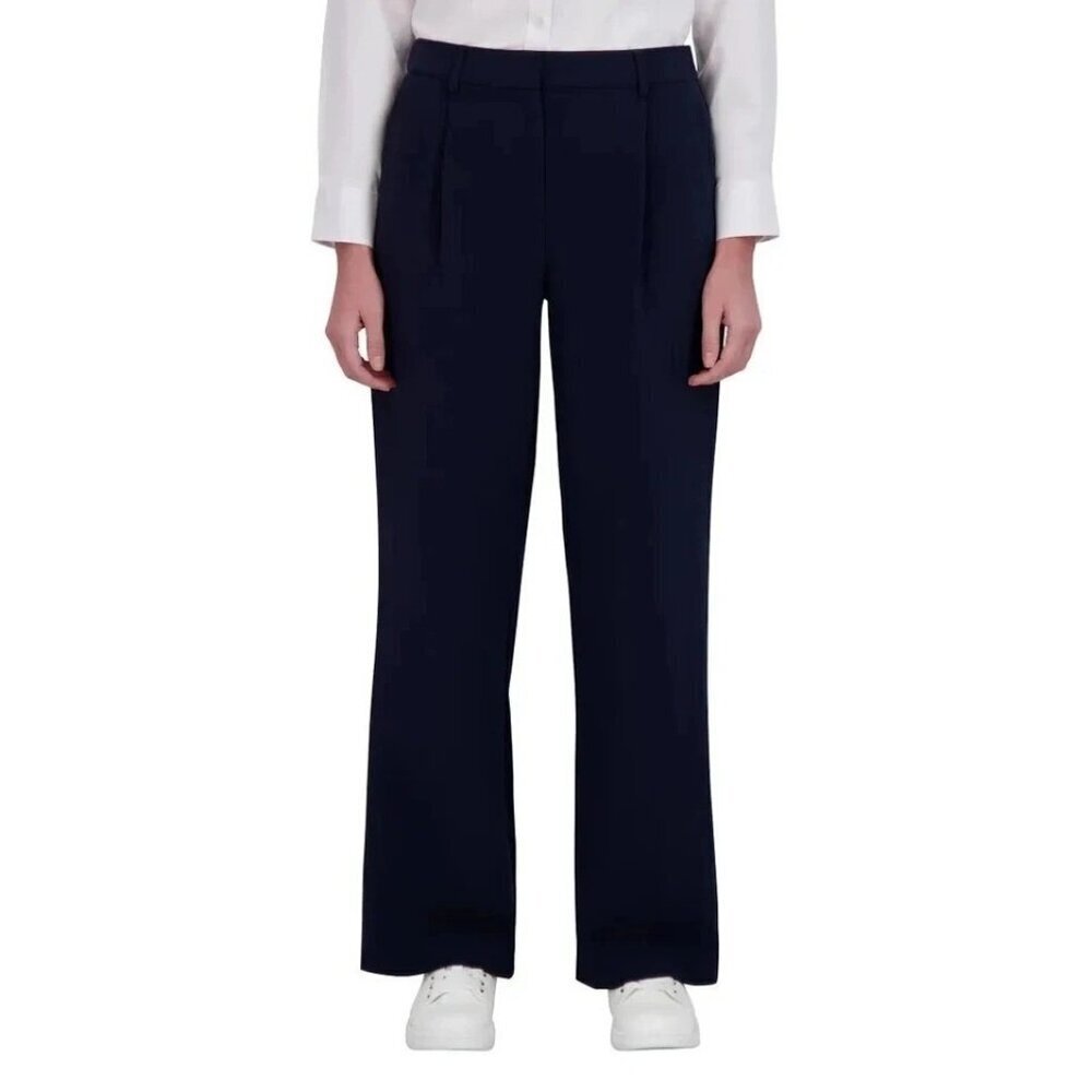 DKNY Women's Size 12 Wide Leg Black Dress Pants Polyester  M0477